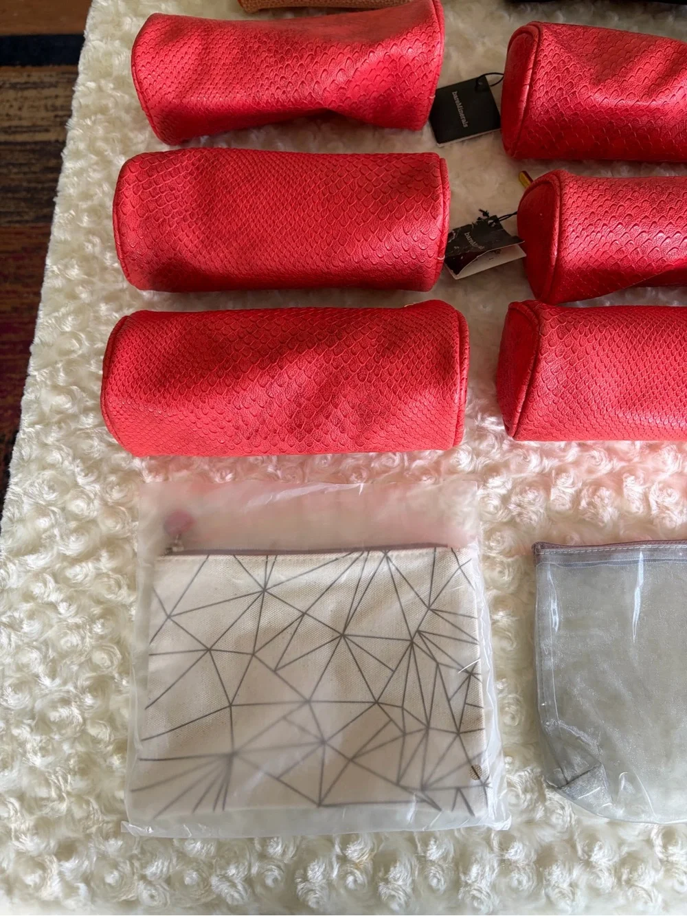 New Set of 12 Bare Minerals Makeup Bags Cosmetic Cases